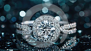 elegance and brilliance of diamond rings in various settings, highlighting their exquisite craftsmanship and sparkling