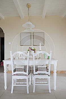 The elegance dining-room interior