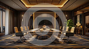 The elegance of exclusivity: The high-level meeting room