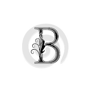 Elegance Monogram Luxurious Letter B logo