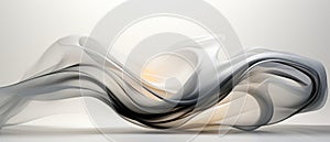 Elegance in Motion Dynamic lines and forms - abstract background composition