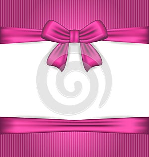 Elegance pink wrapping with ribbon bow