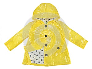 Elegance rain jacket yellow for girl