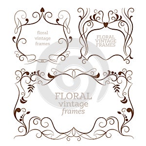 Elegance vintage frames