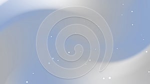 Abstract Background with Flowing Blue and White Waves and Dots photo