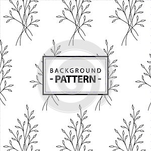 Elegant abstract banch pattern for your ideas