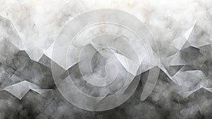 Soft Gray Watercolor Geometric Shapes Background photo