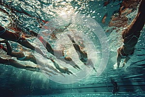Elegant Abstraction: Suburban Synchronized Swimming