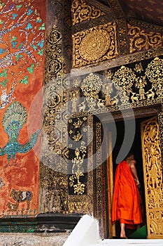 Elegant ancient temple of Wat Xieng Thong, Laos