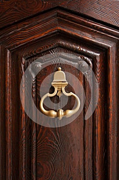 Elegant antique doorhandle