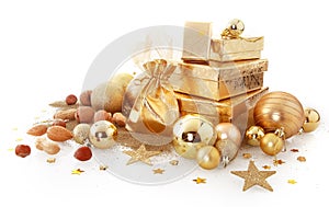Elegant Assorted Gold Christmas Decorations