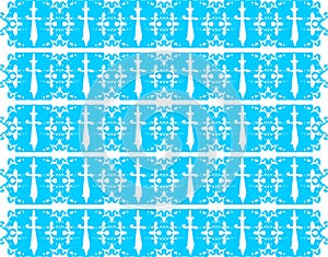 Elegant background with daggers in blue tones