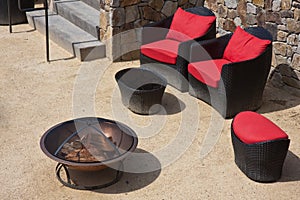 Elegant Backyard in a Napa Valley Winery