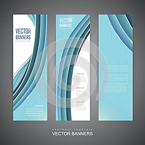 Elegant banner template design