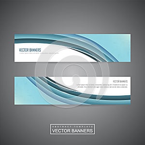 Elegant banner template design