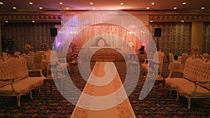 Elegant banquet hall wedding decorations