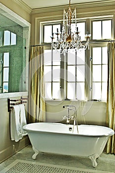 Elegant Bathroom with Tub