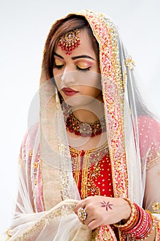 Elegante bengalese sposa 