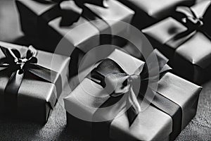 Elegant Black Gift Boxes