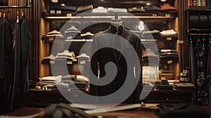 The Elegant Black Suit.AI generated image