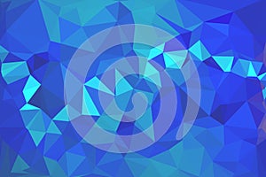 Elegant blue abstract polygon vector background