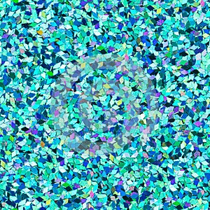 Elegant blue glitter, sparkle confetti texture. Christmas background, seamless pattern.