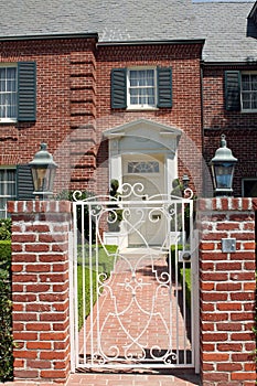 Elegant brick residence photo