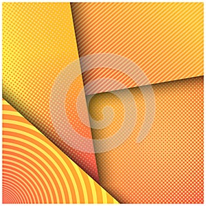 Elegant bright frames composition