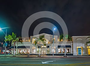 Elegant buildings in Rodeo Drive