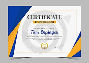 elegant business certificates  multipurpose certificate  achievement template