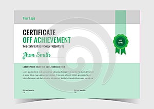 elegant business certificates  multipurpose certificate  achievement template