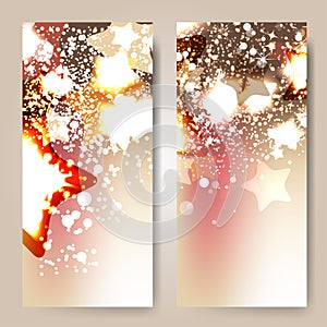 Elegant Christmas background with snowflakes