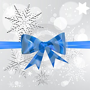 Elegant Christmas background with snowflakes