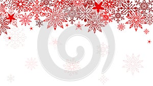 Elegant christmas background. Use your webpage, frontpage, card, invited card. Snowflakes ornament.