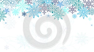 Elegant christmas background. Use your webpage, frontpage, card, invited card. Snowflakes ornament. photo