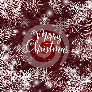 elegant christmas red background