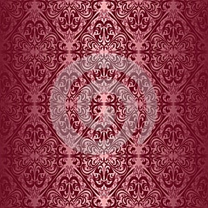 Elegant claret seamless wallpaper