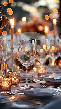 Elegant Corporate Gala Dinner Set in a Grand Ballroom