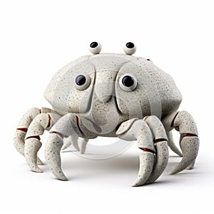 Elegant Crab Figurine: A Marvel Of Concrete Artistry