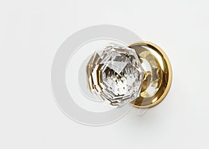 Elegant crystal knob