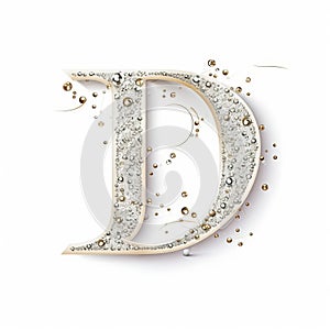 Elegant \'d\' Lettermark Logo Design With Rhinestones In Jimmy Choo Style