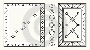 Elegant Decorative Frame and Border Elements Set, vector design Generative AI