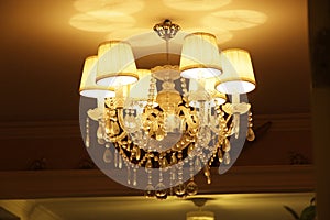 Elegant decorative light in the room