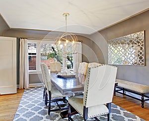 Elegant dining room interior