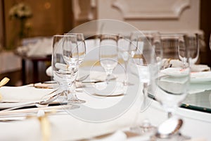Elegant Dinner Table Setting