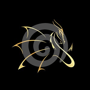 Elegant Dragon Logo