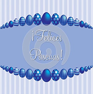 Elegant Easter egg card