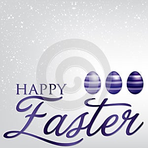 Elegant Easter egg card