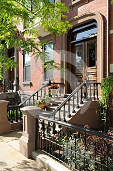 Elegant Entrance of Victorian House