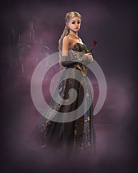 Elegant Fairytale Princess, 3d CG